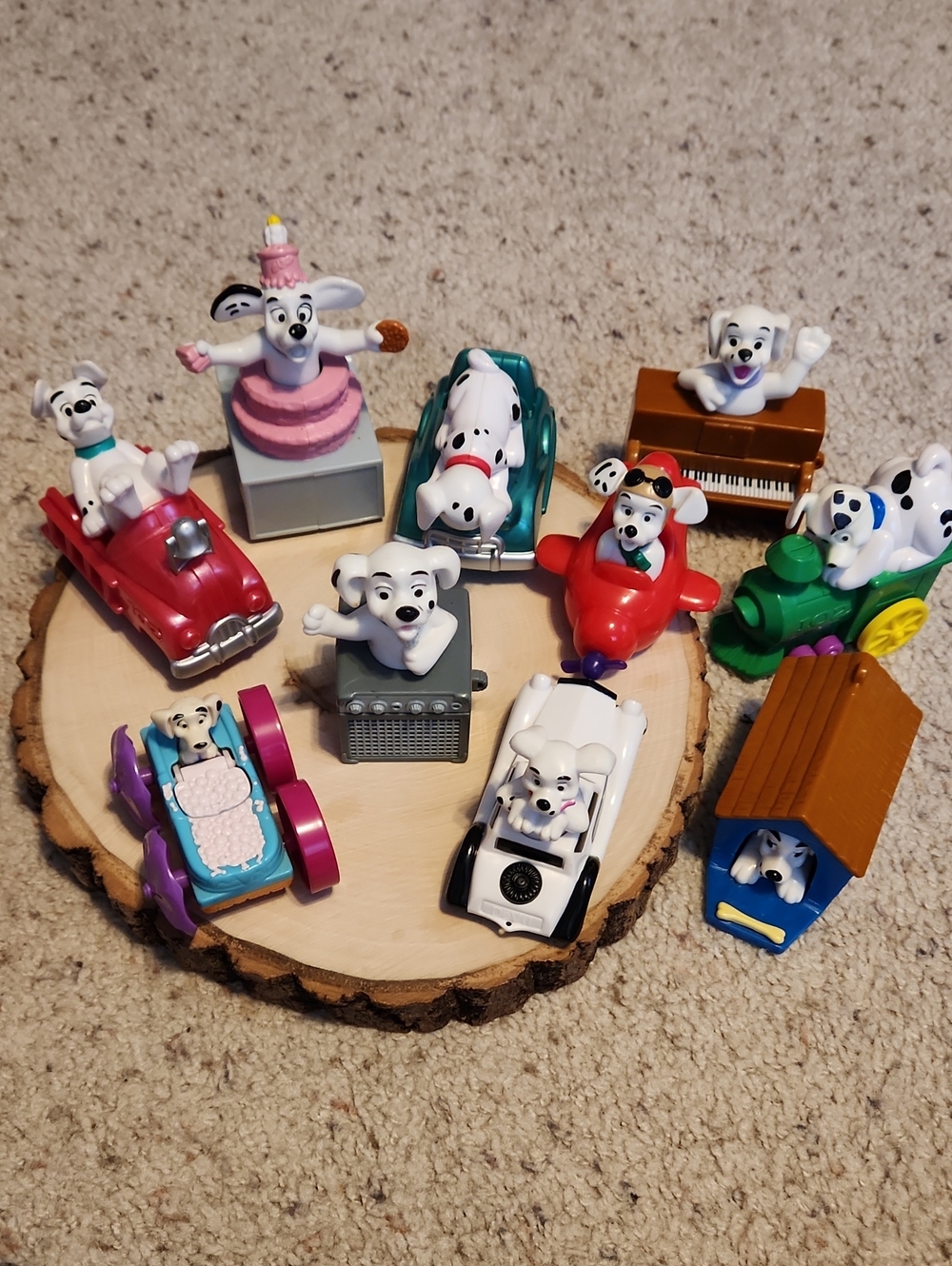 Vintage Disney 101 Dalmatians Figurines From McDonalds Lot 10